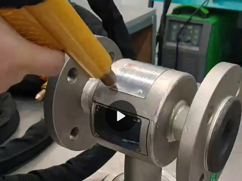 阀门铭牌焊接演示